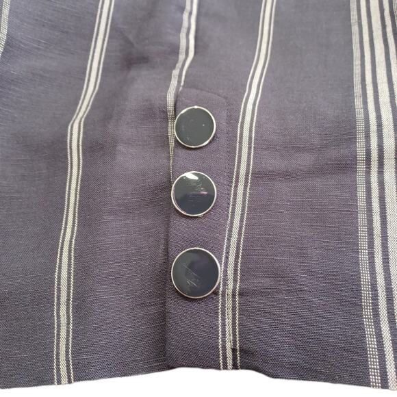 NWOT LANE BRYANT Linen Blend Laney High-Rise, Wide Leg Crop Pants SIZE 26 - Picture 3 of 5